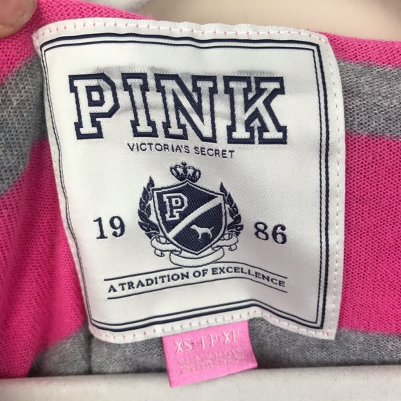 ⚡️3/$15⚡️ Victoria Secret Pink and Grey Cardigan - Picture 5 of 8